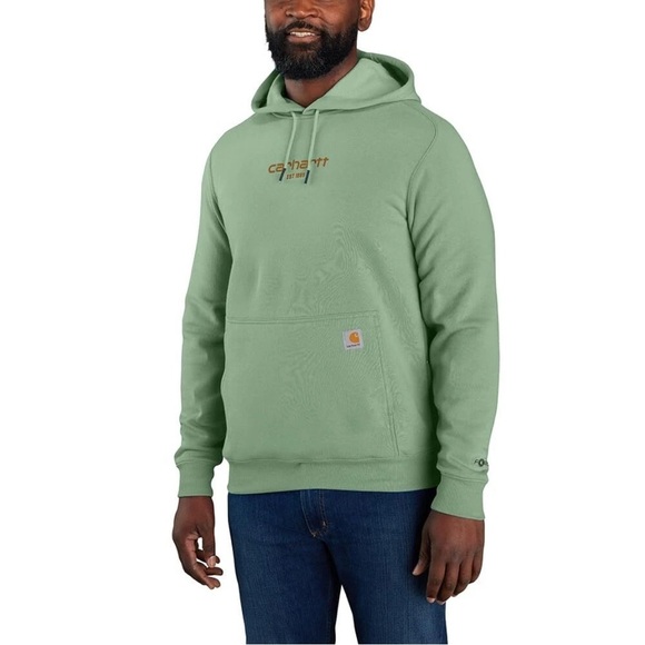 Carhartt Other - NWT Carhartt Force Mens Relaxed Fit Hoodie Size Large Tall LT Green